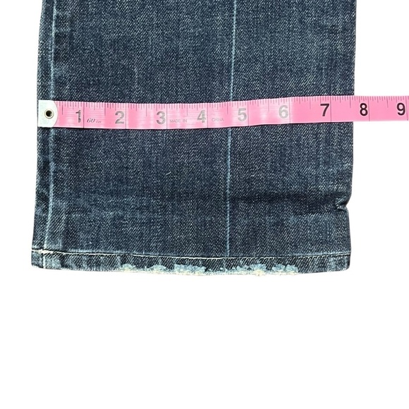 7 For All Mankind Women's Straight Leg Jeans - Blue - Picture 11 of 12